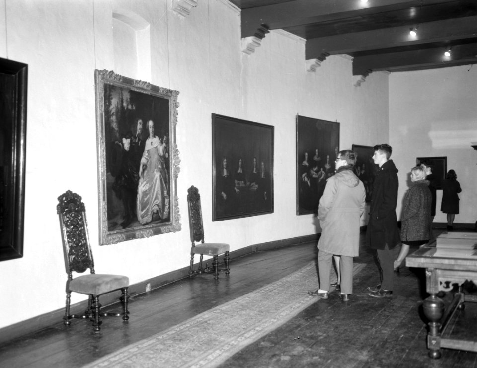 Tentoonstelling Hugenoten in Nederland in musuem Prinsenhof te Delft Overzich, Bestanddeelnr 915-7827