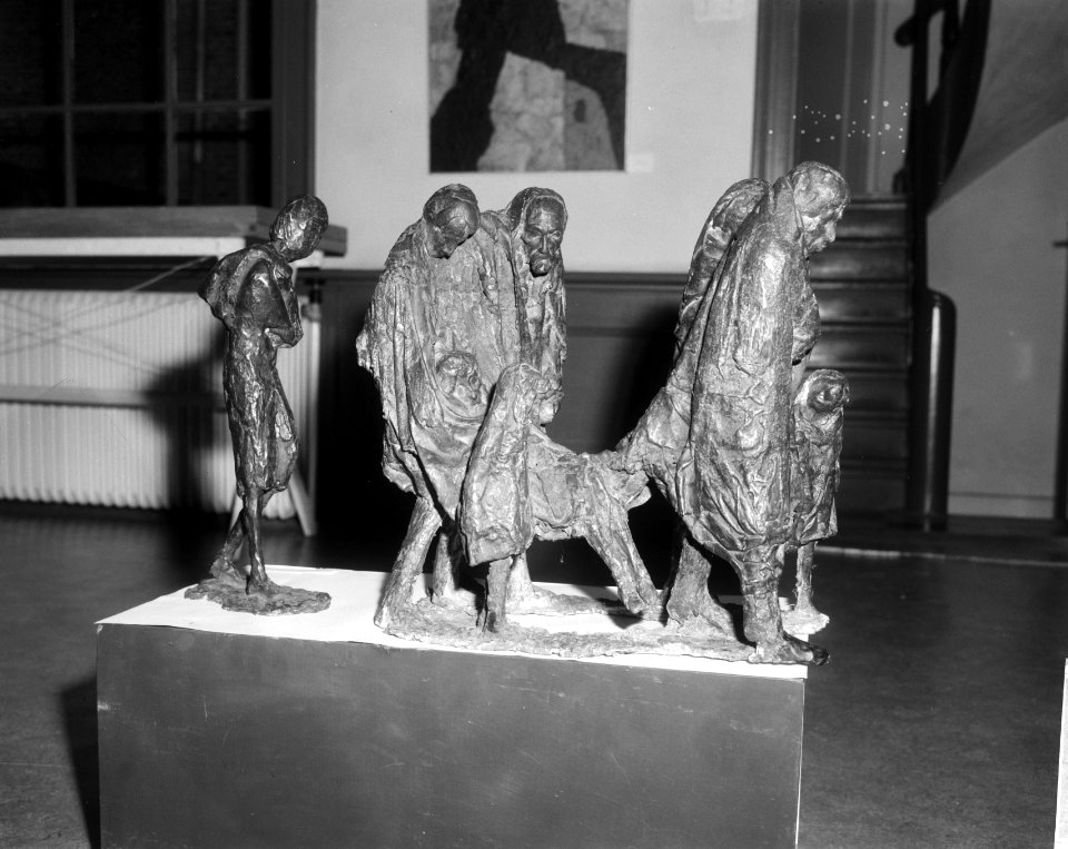 Tentoonstelling in Anne Frankhuis , joodse vluchtelingen, Bestanddeelnr 918-2682