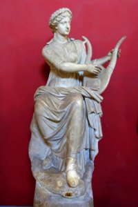 Terpsichore, inv. 308, Roman, 2nd century AD, marble - Museo Pio-Clementino - Vatican Museums - DSC00989