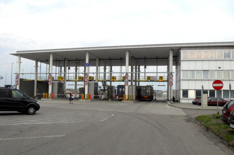 Terminal kontenerowy DCT Gdańsk - brama