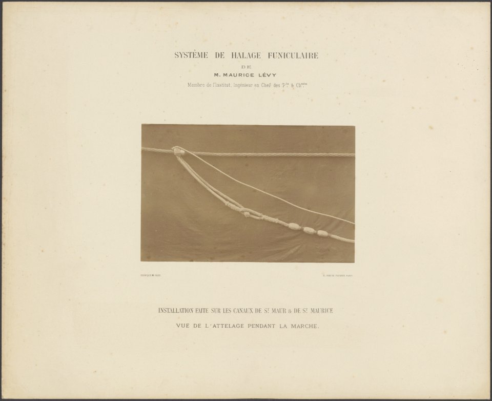 Système de halage funiculaire de M. Maurice Lévy, Membre de lInstitut, Ingenieu, Bestanddeelnr 372
