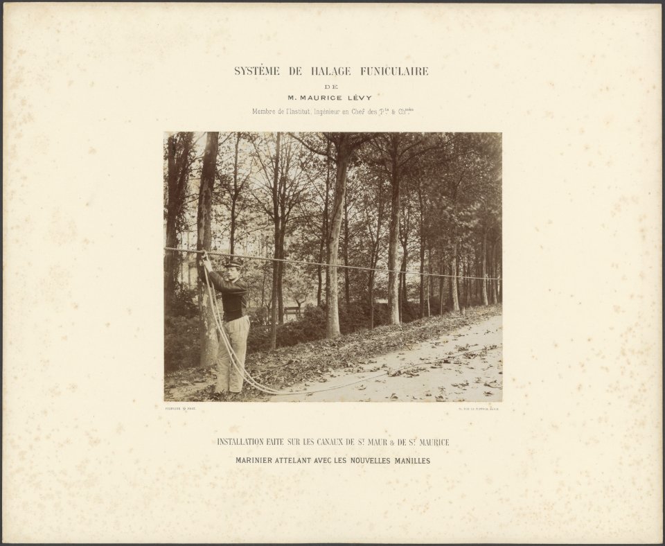 Système de halage funiculaire de M. Maurice Lévy, Membre de lInstitut, Ingénieu, Bestanddeelnr 379
