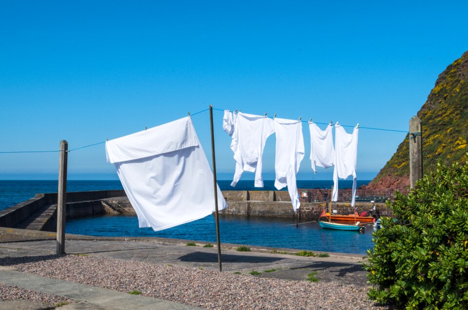 Dry clothes peg hang