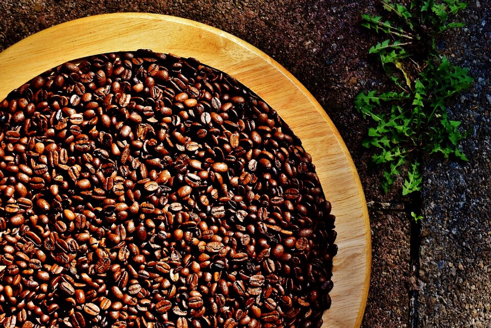 Roasted caffeine brown