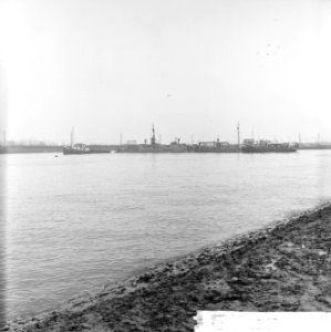Terneuzen oude sluis, afgraven kanaal van Gent naar Terneuzen, werkzaamheden, Bestanddeelnr 916-0073