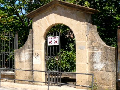 Tafalla - Acceso al Parque del Conde