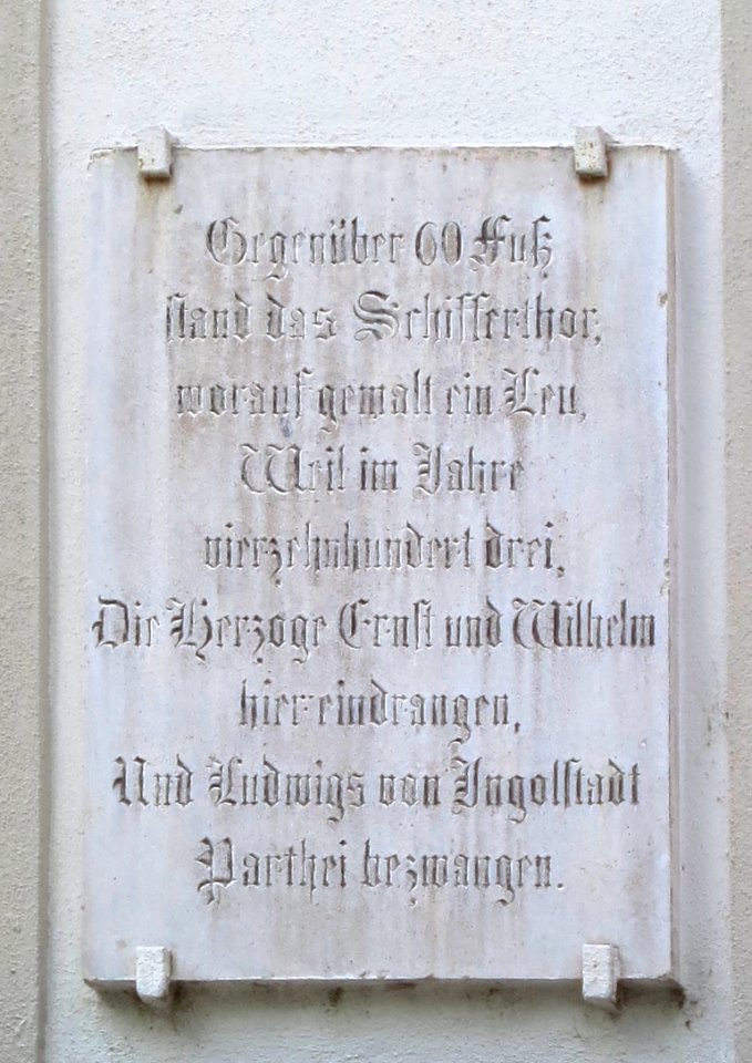 Taferl gereimter Text