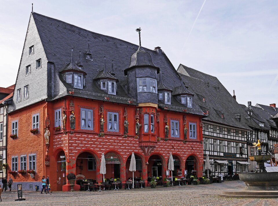 Germany historic center facade