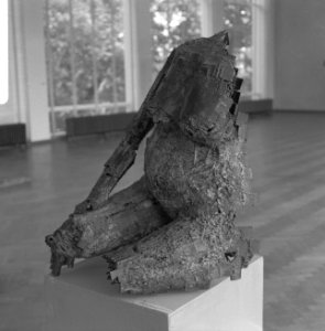 Tentoonstelling werken van Andre Volten in Stedelijk Museum, Bestanddeelnr 919-2351