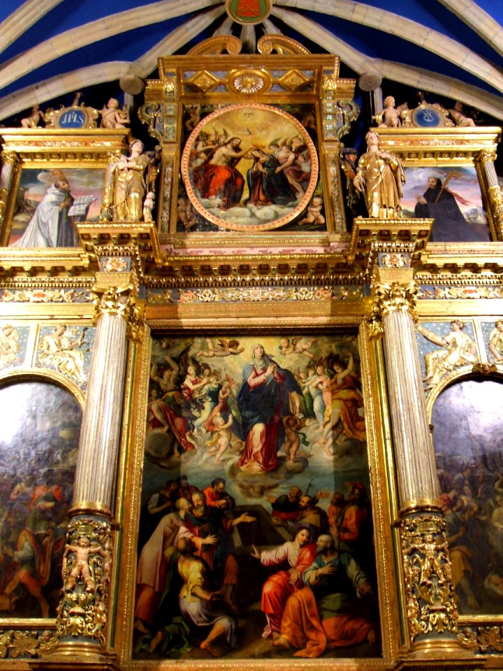 Tafalla - San Pedro 03 (retablo mayor procedente del Cº de las Concepcionistas Recoletas) 1