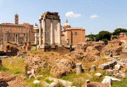 Temple Vesta Forum Romanum Rome Italy photo