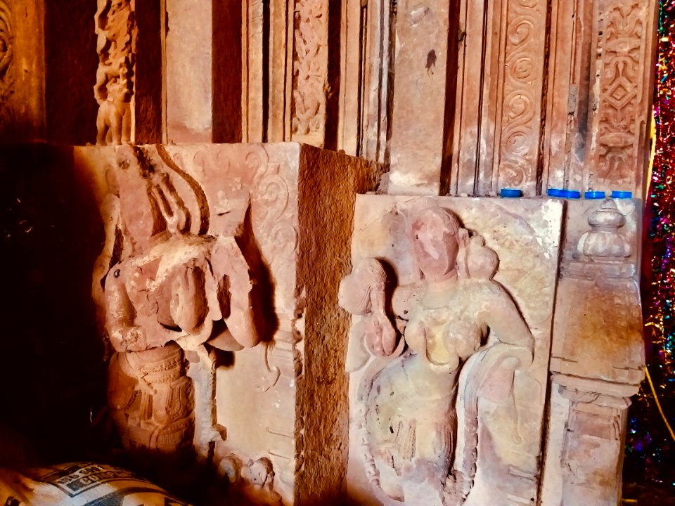 Temple reliefs and artwork, Khammampally Telangana - 21