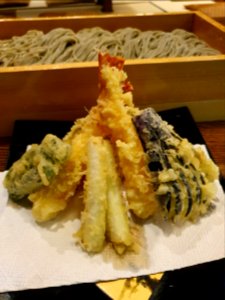 Tempura and Hegisoba in Yuzawa