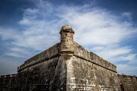 Architecture masonry sentry box photo