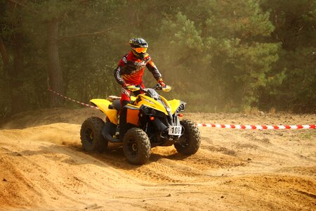 Atv quad motocross ride