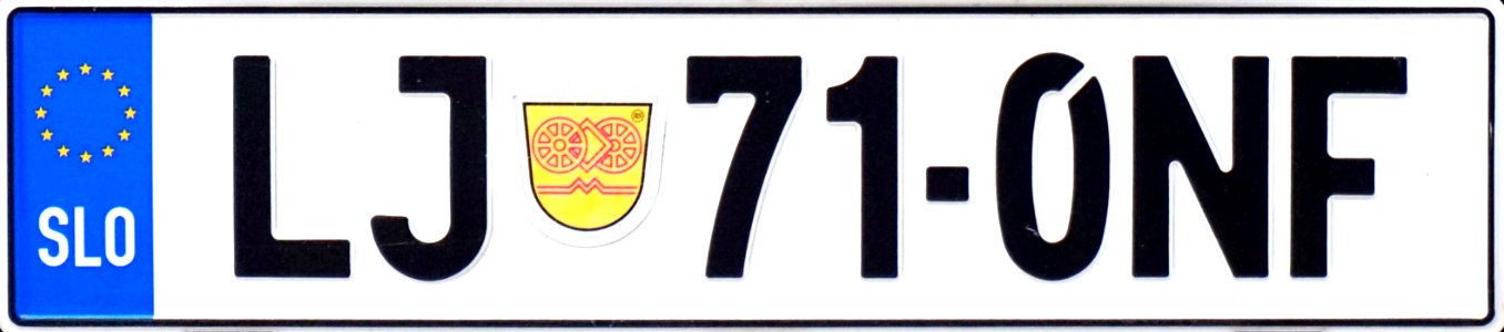 Tablica LJ - Logatec, stara