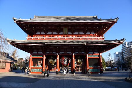 Japan temple asakusa photo