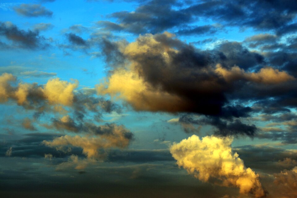 Cloudscape clouds form mood