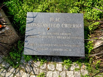 Tablica plac ćwierka