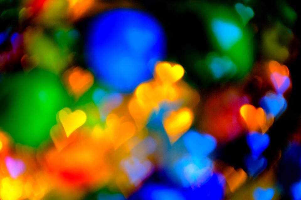 Backdrop colorful background bokeh photo