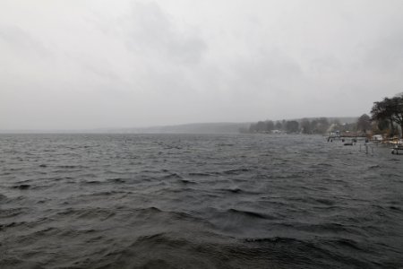 Templiner See from Caputh with snow 2021-02-07 14