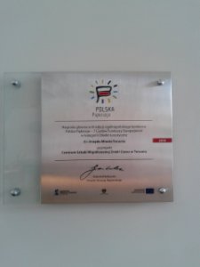 Tablica Polska Pięknieje w Centrum Sztuki Współczesnej Znaki Czasu w Toruniu