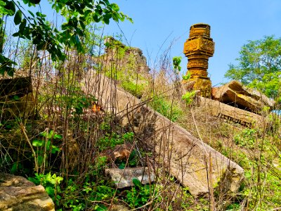 Temple ruins in Manthani, Telangana - 13