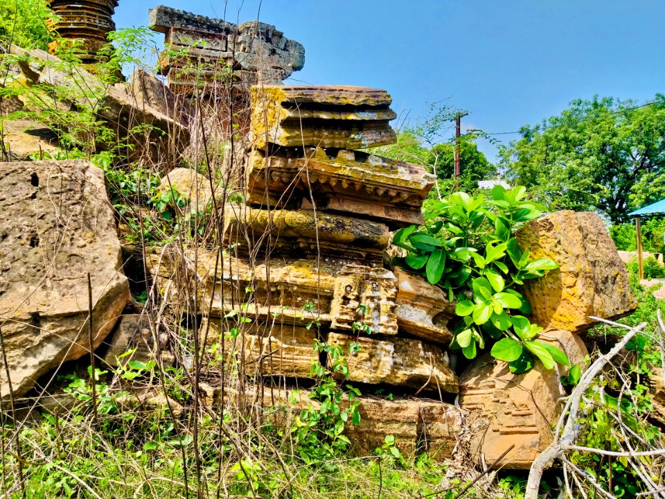 Temple ruins in Manthani, Telangana - 16