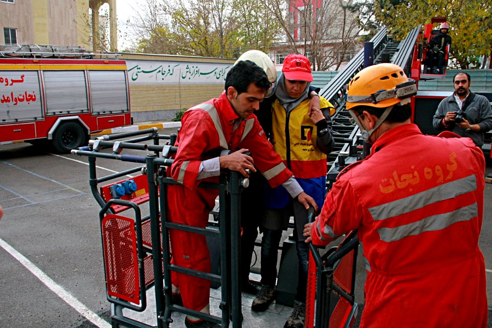 Tactical manoeuvre- Earthquake exercise - Mashhad (4)