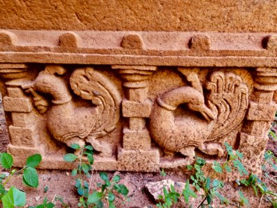 Temple reliefs and artwork, Khammampally Telangana - 02