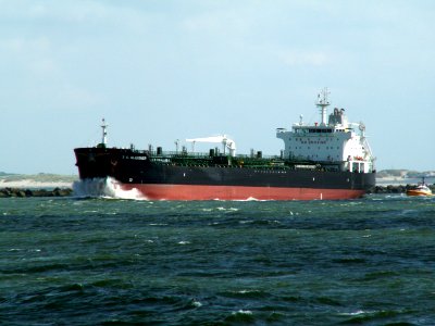 T. C. Gleisner p2 leaving Port of Rotterdam, Holland 06-Aug-2005