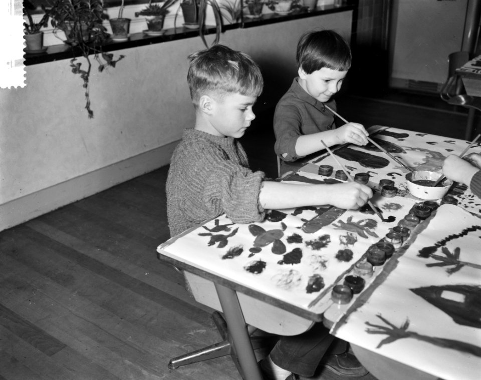 T.g.v. het 40-jarig bestaan van de Christelijke HBSA in Jan van Eyckstraat te Am, Bestanddeelnr 911-9710