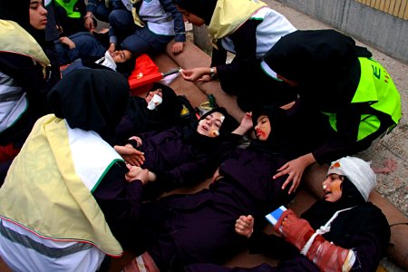 Tactical manoeuvre- Earthquake exercise - Mashhad (6)