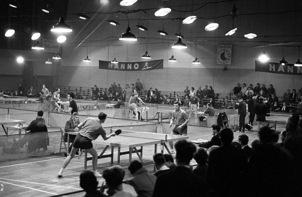 Tafeltennis Tiende Internationale Kampioenschappen in Frans Schoofs (17) , Agnes, Bestanddeelnr 913-0228