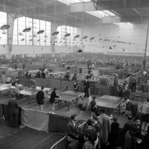 Tafeltennistoernooi Nederlandse Kampioenschappen in de Apollohal te Amsterdam, Bestanddeelnr 934-5725