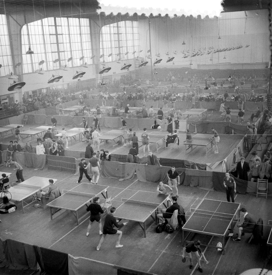 Tafeltennis Nederlandse kampioenschap, overzicht Apollohal, Bestanddeelnr 907-4319