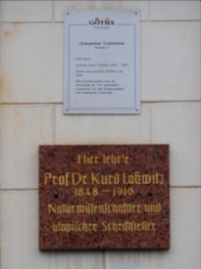 Tafeln am Ernestinum Gotha 2