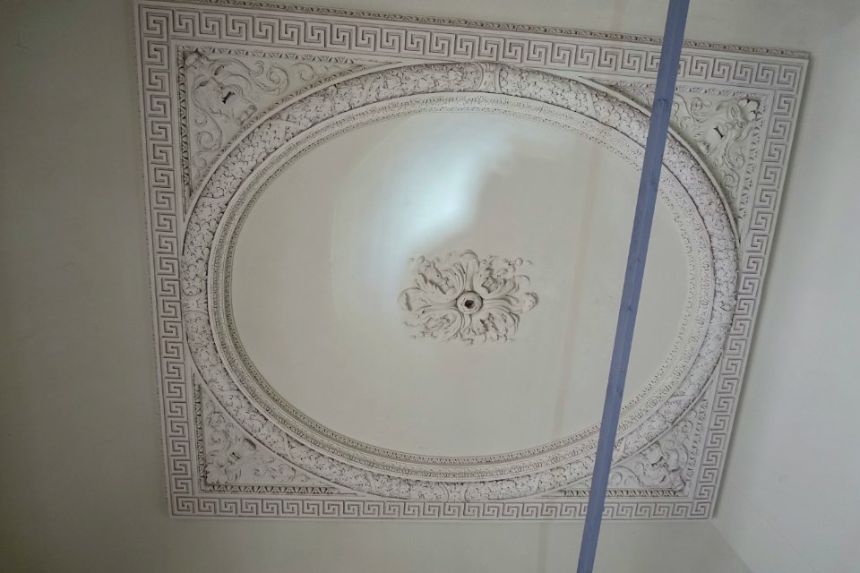 Temple of Piety ceiling, Studley Royal Park - North Yorkshire, England - DSC00868