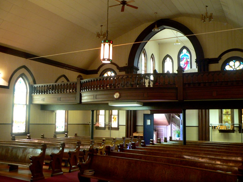 Tabor Church, Strandberg, interior 1