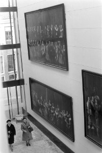 Tentoonstelling Amsterdam die Grote Stad , schuttersgalerij, Bestanddeelnr 926-3065