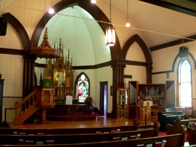 Tabor Church, Strandberg, interior 3