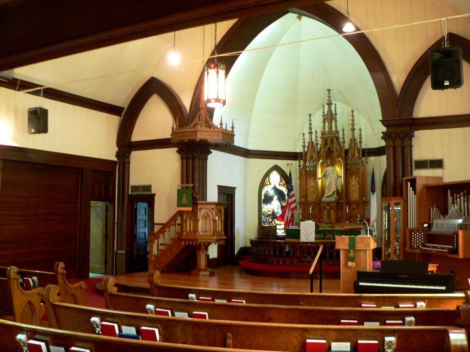 Tabor Church, Strandberg, interior 4