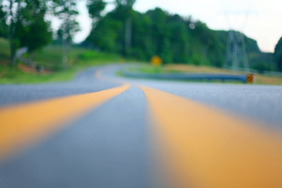 Road street winding road