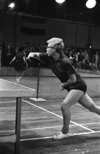 Tafeltennis Tiende Internationale Kampioenschappen in Aukje Wijnia (18+19+20+21), Bestanddeelnr 913-0230