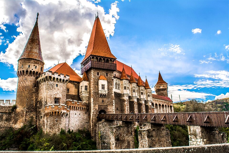 Historic castle sky cloud