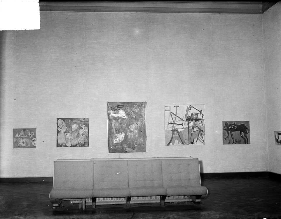 Tentoonstelling Amsterdamse schilders van nu in het Stedelijk Museum, Bestanddeelnr 903-9320