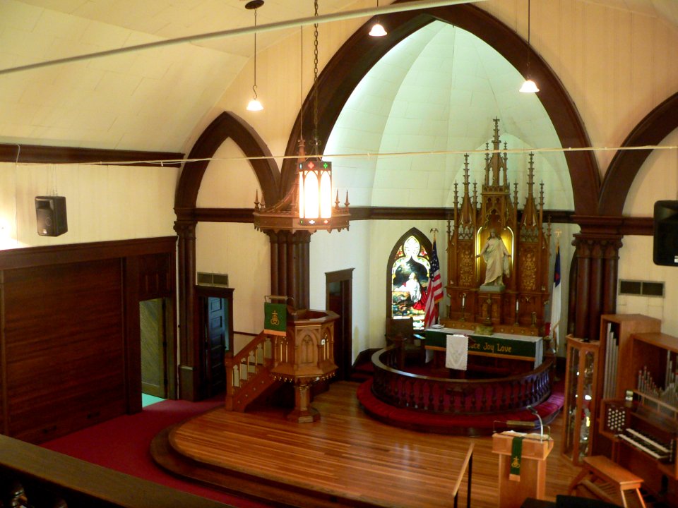 Tabor Church, Strandberg, interior 6