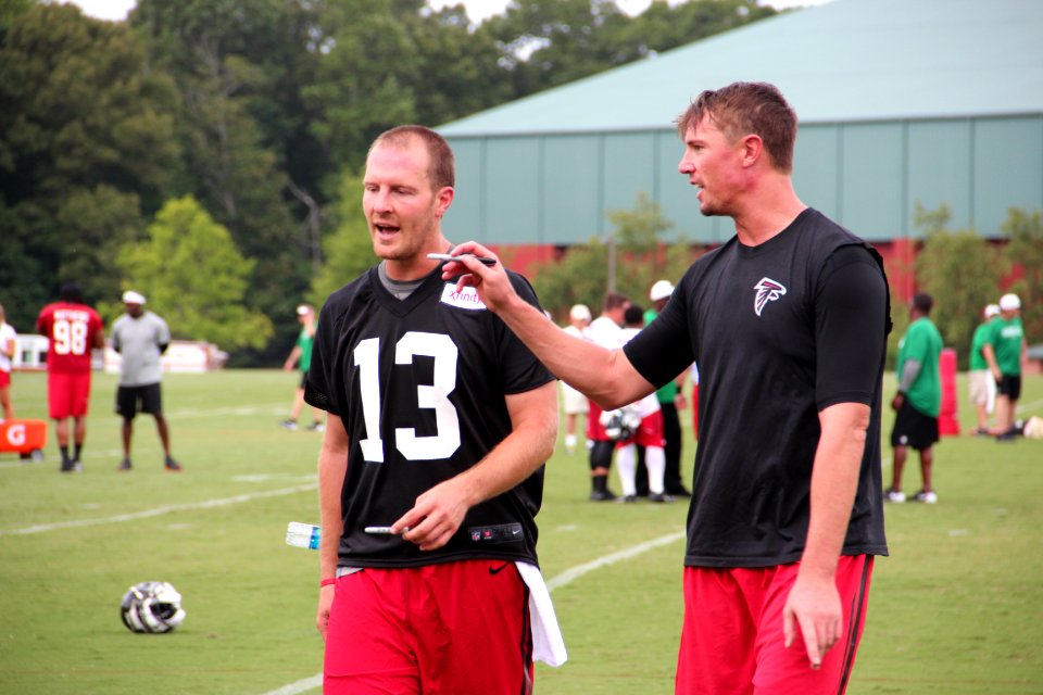 T. J. Yates and Matt Ryan 2015