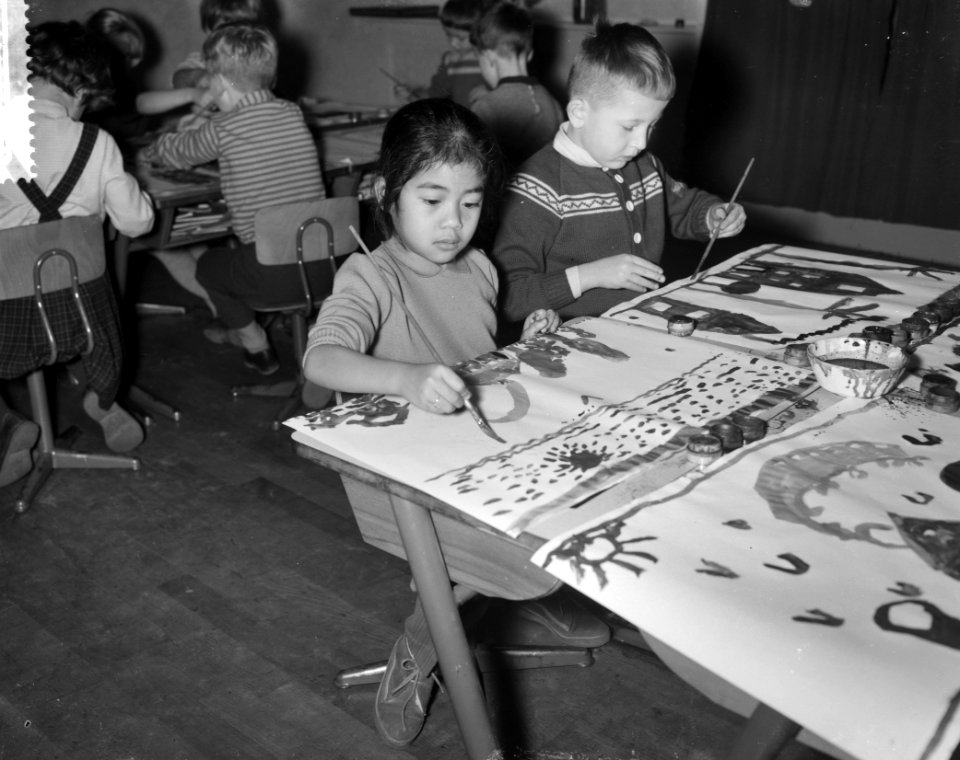T.g.v. het 40-jarig bestaan van de Christelijke HBSA in Jan van Eyckstraat te Am, Bestanddeelnr 911-9712