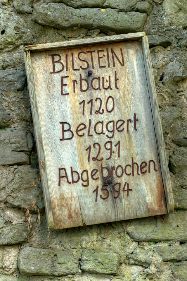Tafel Burg Bilstein, Hessen, Deutschland IMG 1145 46 47 48 49 50 51 edit